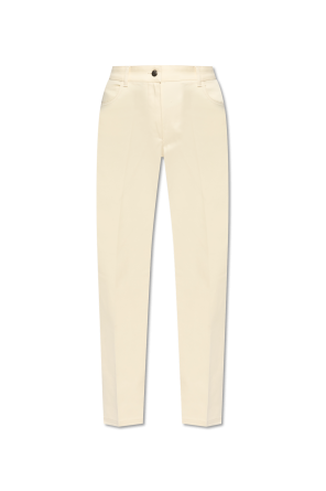 パンツ MONCLER Women Straight Pants K10932A00001 5985820N Beige Moncler Trousers - Beige - Women | K10932A000015985820N